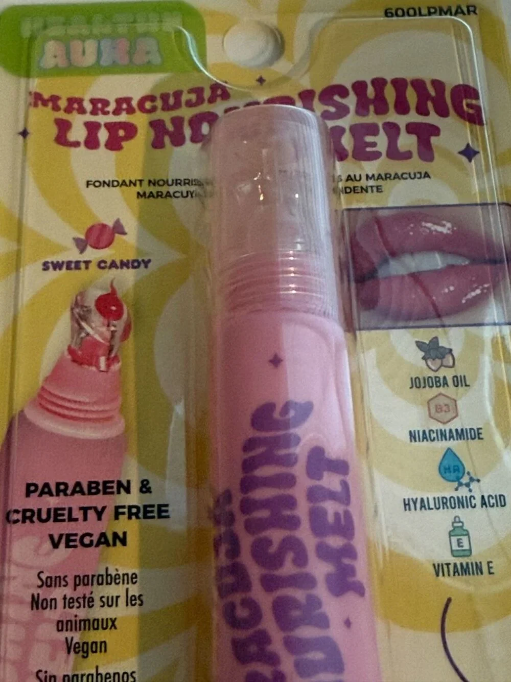 Ioni Healthy Aura Maracuja Lip Nourishing Melt Sweet Candy New